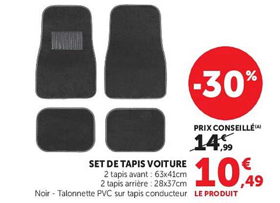 SET DE TAPIS VOITURE