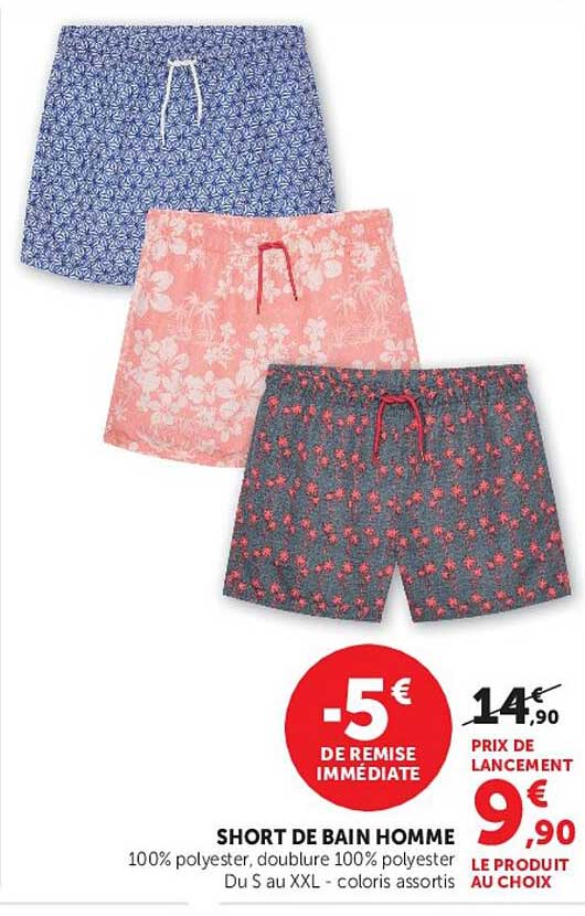 SHORT DE BAIN HOMME