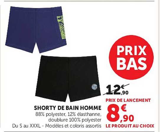 SHORTY DE BAIN HOMME