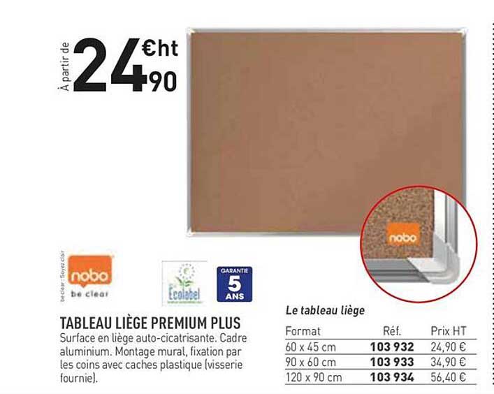 TABLEAU LIÈGE PREMIUM PLUS