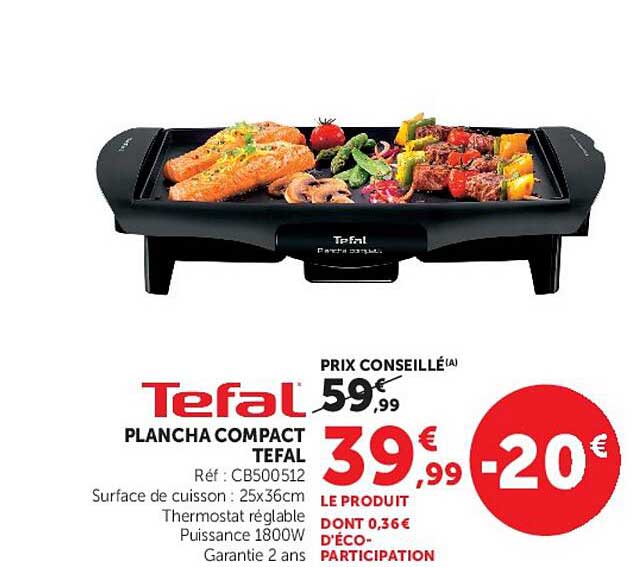 Tefal Plancha Compact Tefal