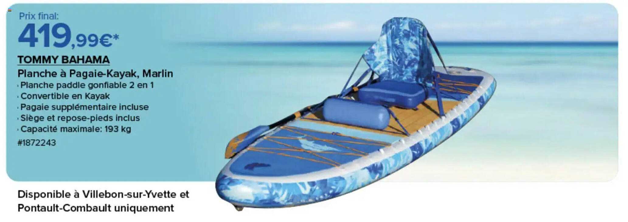 TOMMY BAHAMA Planche à Pagaie-Kayak, Marlin