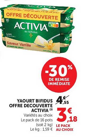 YAOURT BIFIDUS OFFRE DÉCOUVERTE ACTIVIA (3)