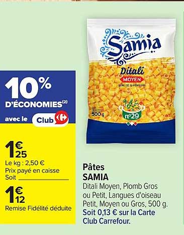 10% D'ECONOMIES avec le Club Carrefour
