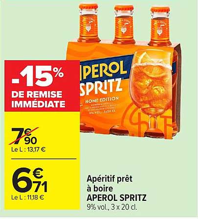 -15% DE REMISE IMMÉDIATE