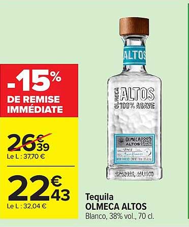 -15% DE REMISE IMMÉDIATE