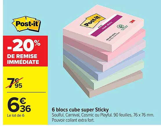 -20% DE REMISE IMMÉDIATE