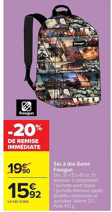 -20% DE REMISE IMMÉDIATE