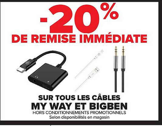 -20% DE REMISE IMMÉDIATE