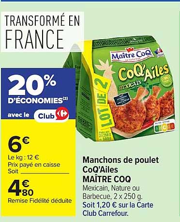 20% D’ÉCONOMIES avec le Club Carrefour