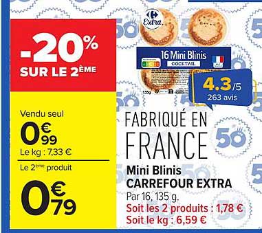 -20% SUR LE 2ÈME