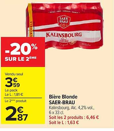 -20% SUR LE 2ÈME