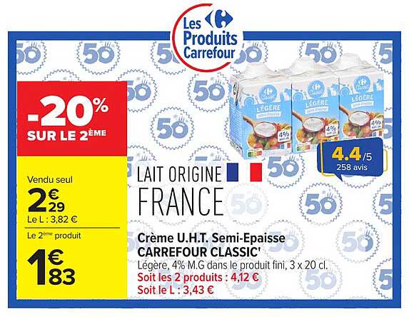 -20% SUR LE 2ÈME