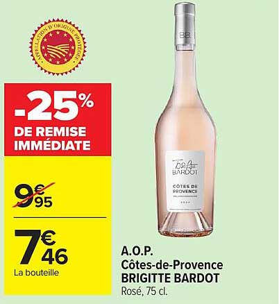 -25% DE REMISE IMMÉDIATE