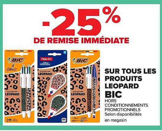 -25% DE REMISE IMMÉDIATE