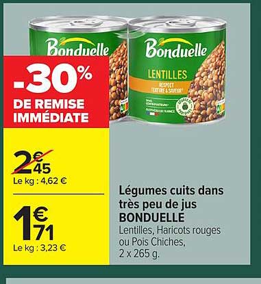 -30% DE REMISE IMMÉDIATE