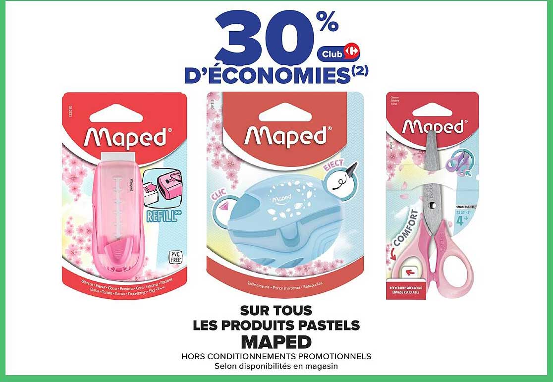30% D’ÉCONOMIES(2)