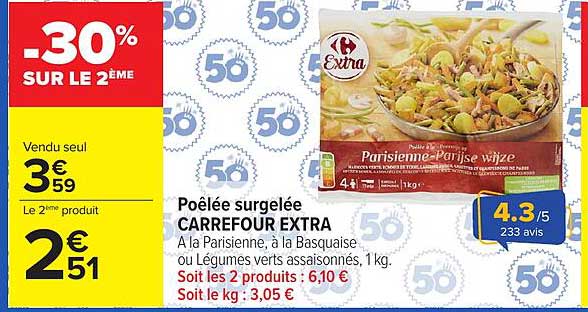 -30% SUR LE 2ÈME