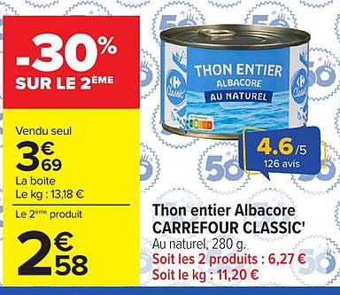 -30% SUR LE 2ÈME