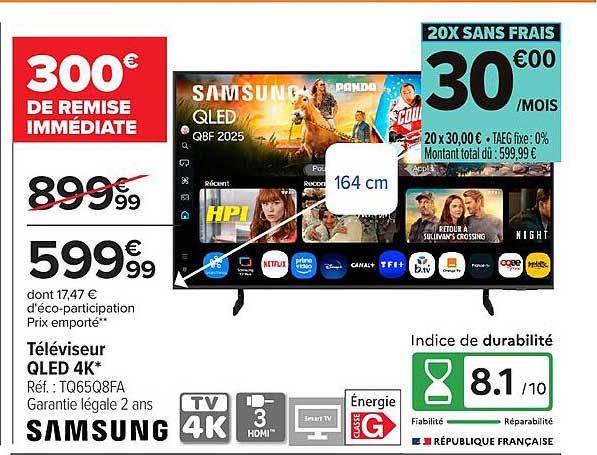 300€ DE REMISE IMMÉDIATE