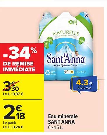 -34% DE REMISE IMMÉDIATE
