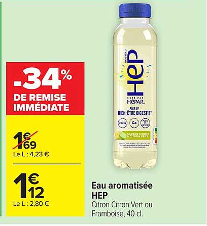 -34% DE REMISE IMMÉDIATE