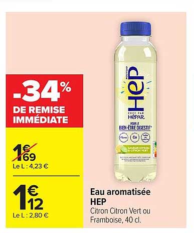 -34% DE REMISE IMMÉDIATE