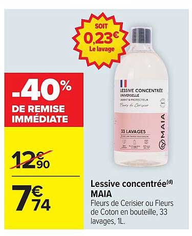 -40% DE REMISE IMMÉDIATE