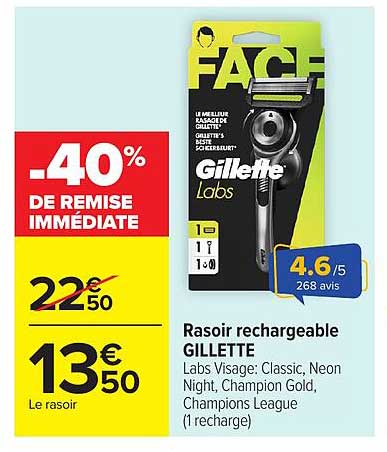 -40% DE REMISE IMMÉDIATE