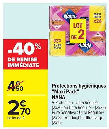 -40% DE REMISE IMMÉDIATE