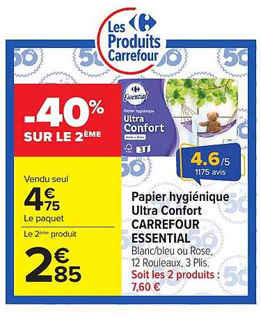 -40% SUR LE 2ÈME