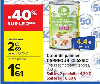 -40% SUR LE 2ÈME