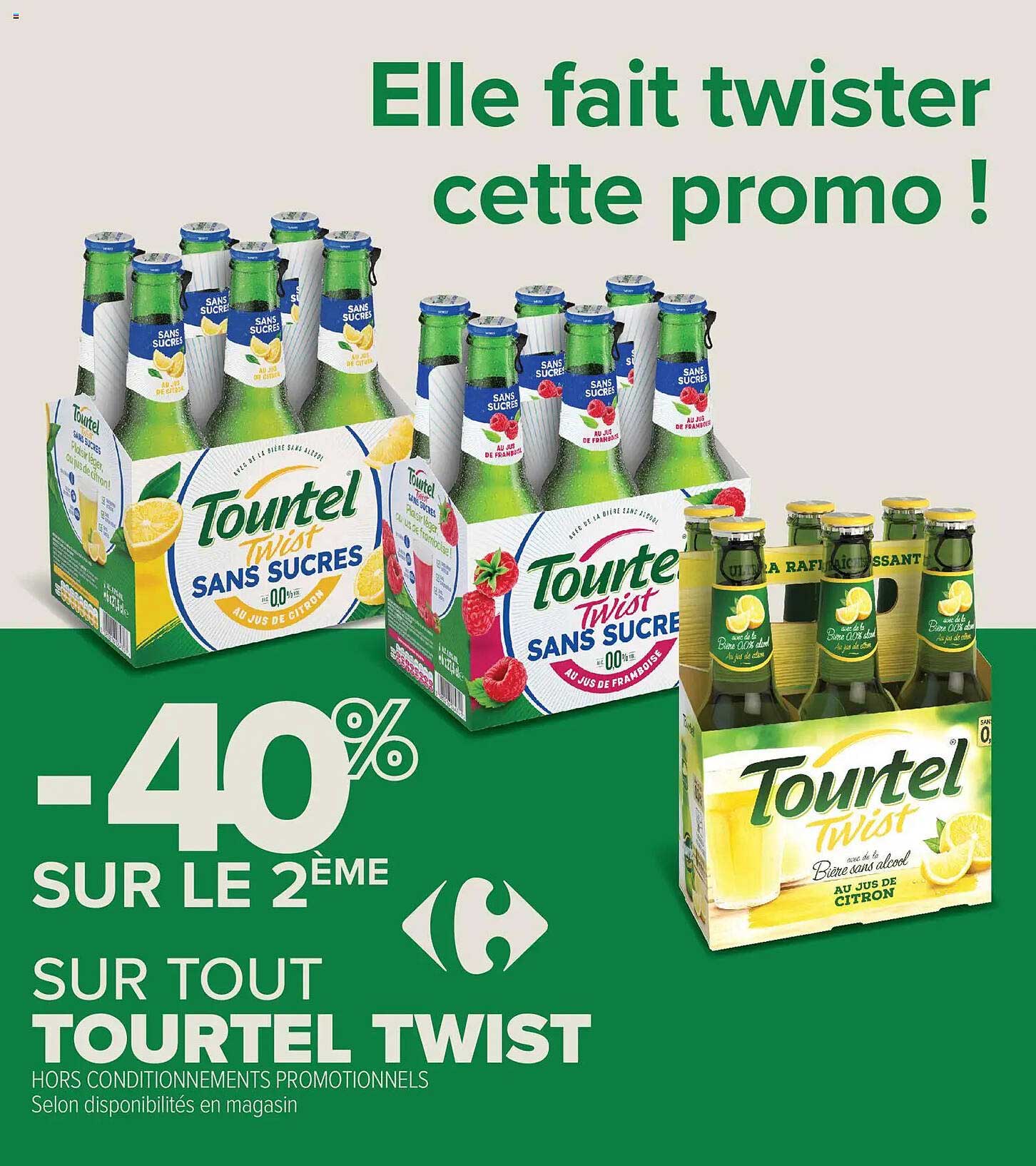 -40% SUR LE 2ÈME SUR TOUT TOURTEL TWIST