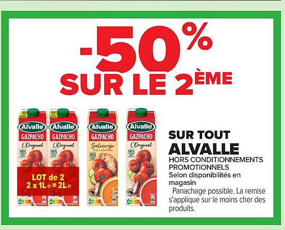 -50% SUR LE 2ÈME