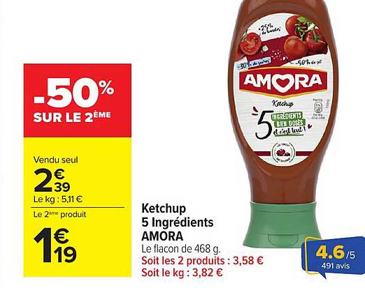 -50% SUR LE 2EME