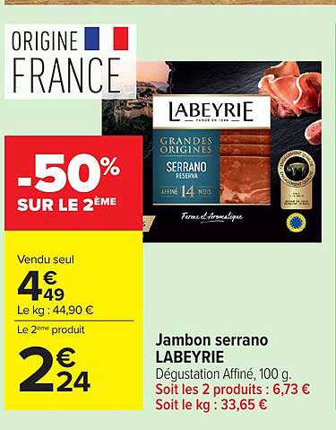 -50% SUR LE 2ÈME