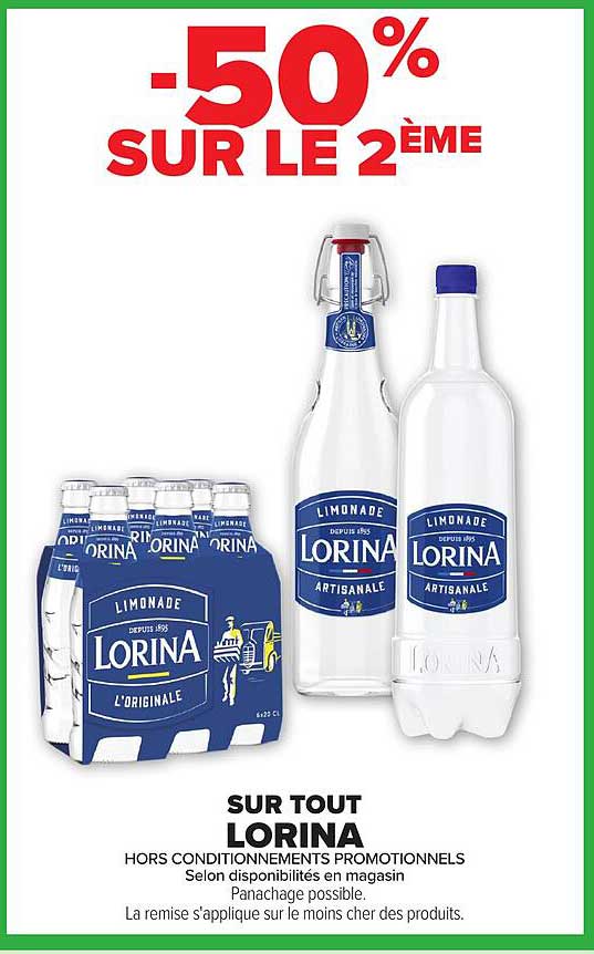 -50% SUR LE 2ÈME