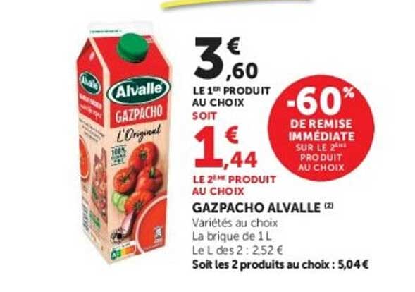 -60% DE REMISE IMMÉDIATE SUR LE 2e PRODUIT AU CHOIX