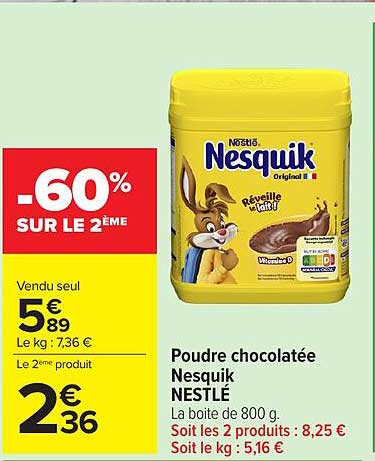 -60% SUR LE 2ÈME
