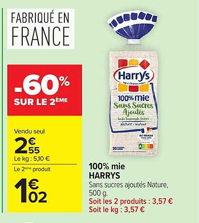 -60% SUR LE 2ÈME