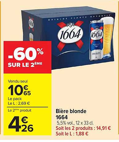 -60% SUR LE 2ÈME
