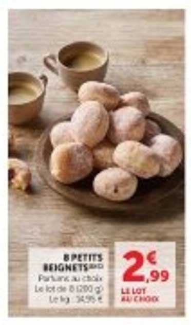 8 PETITS BEIGNETS