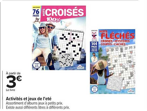 Activités et jeux de l'été