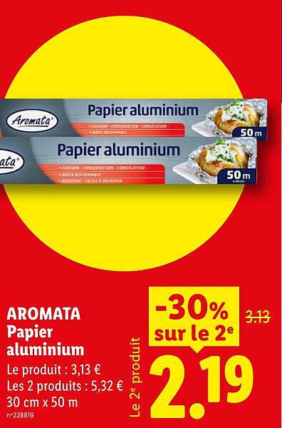 Aromata Papier aluminium
