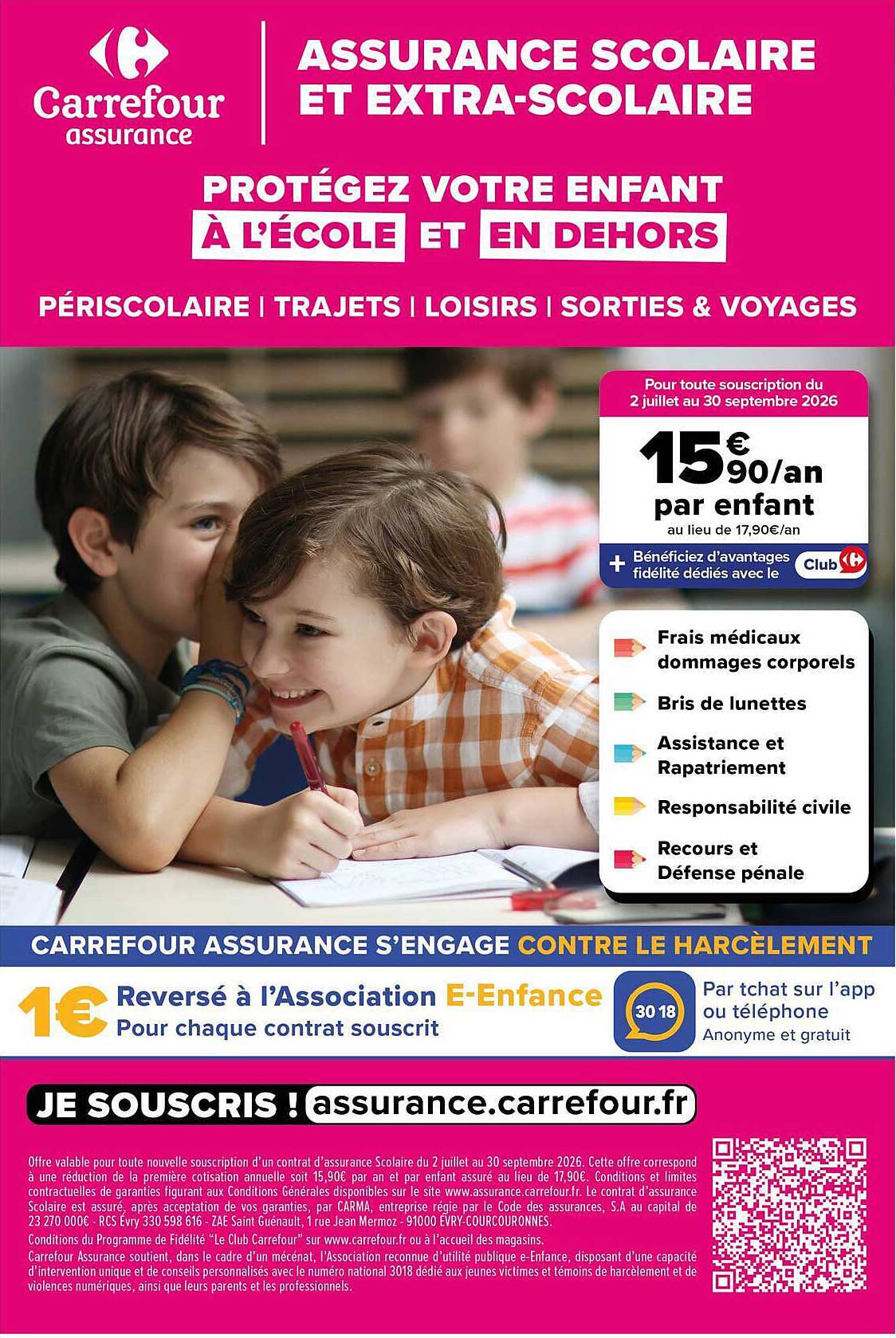 ASSURANCE SCOLAIRE ET EXTRA-SCOLAIRE
