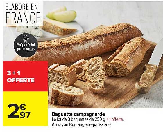 Baguette campagnarde