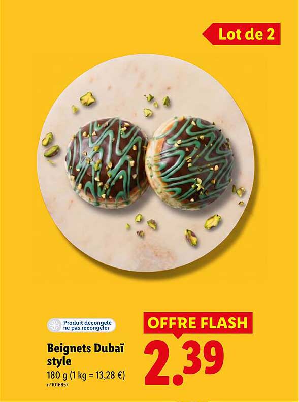 Beignets Dubaï style