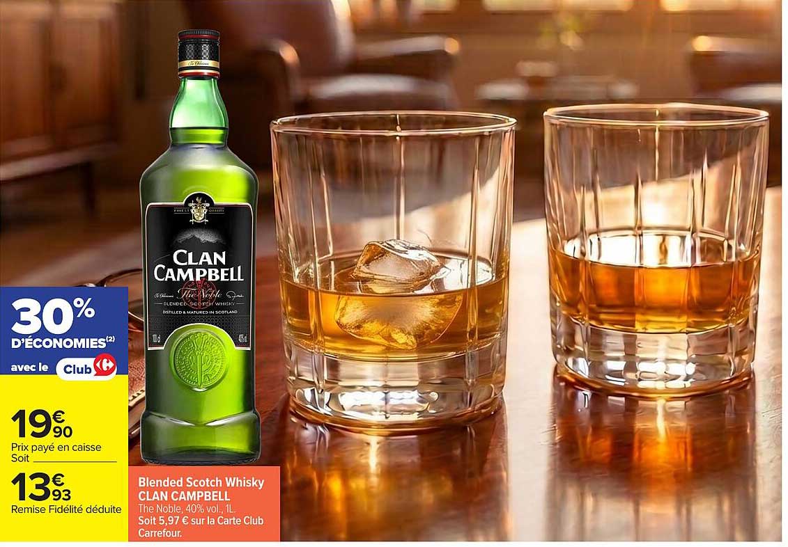 Blended Scotch Whisky CLAN CAMPBELL