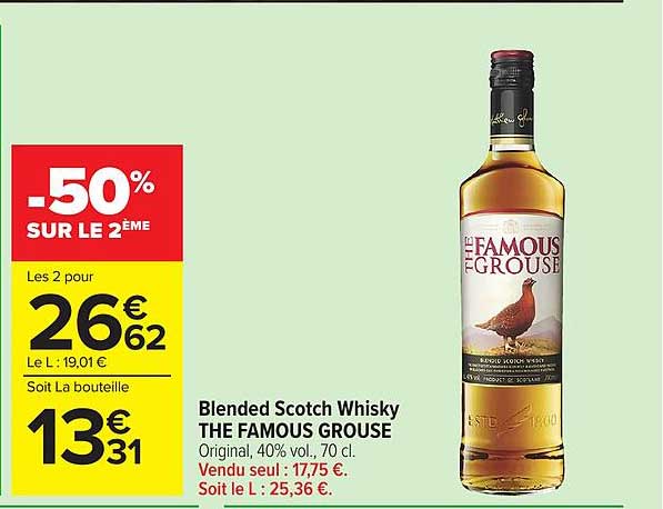 Blended Scotch Whisky THE FAMOUS GROUSE