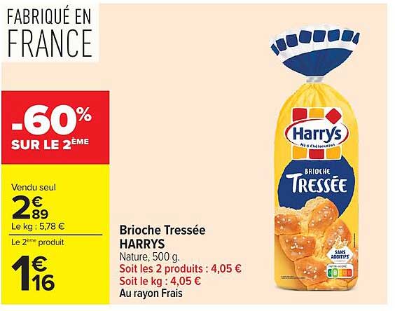 Brioche Tressée HARRYS